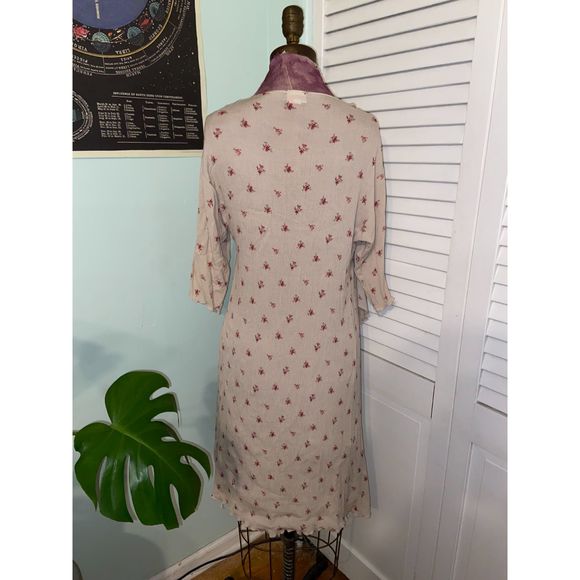 LuLaRoe Tan Long Simply Comfortable Floral Kimono - Small - Picture 4 of 7
